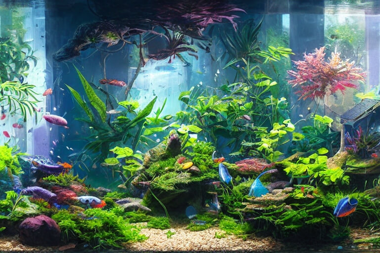 Fish tank low maintanence