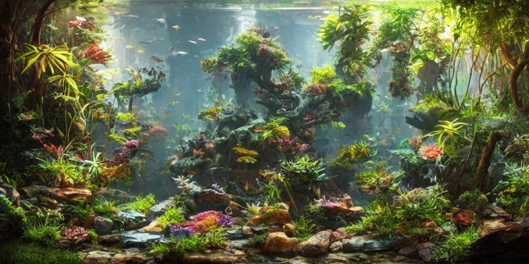 Easy-maintained fish tank