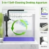 2.8Gal self cleaning Fish Tank 3 Gallon Starter Kit